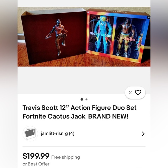 Travis Scott Cactus Jack Fortnite 12” Action figure Set - Picture 6 of 6